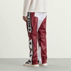 END. x Cole Buxton Men's Leather Trials Pants in Red/White