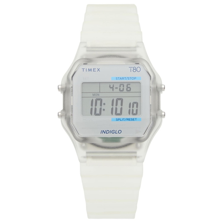 Photo: Timex 80 Translucent Watch in Clear 