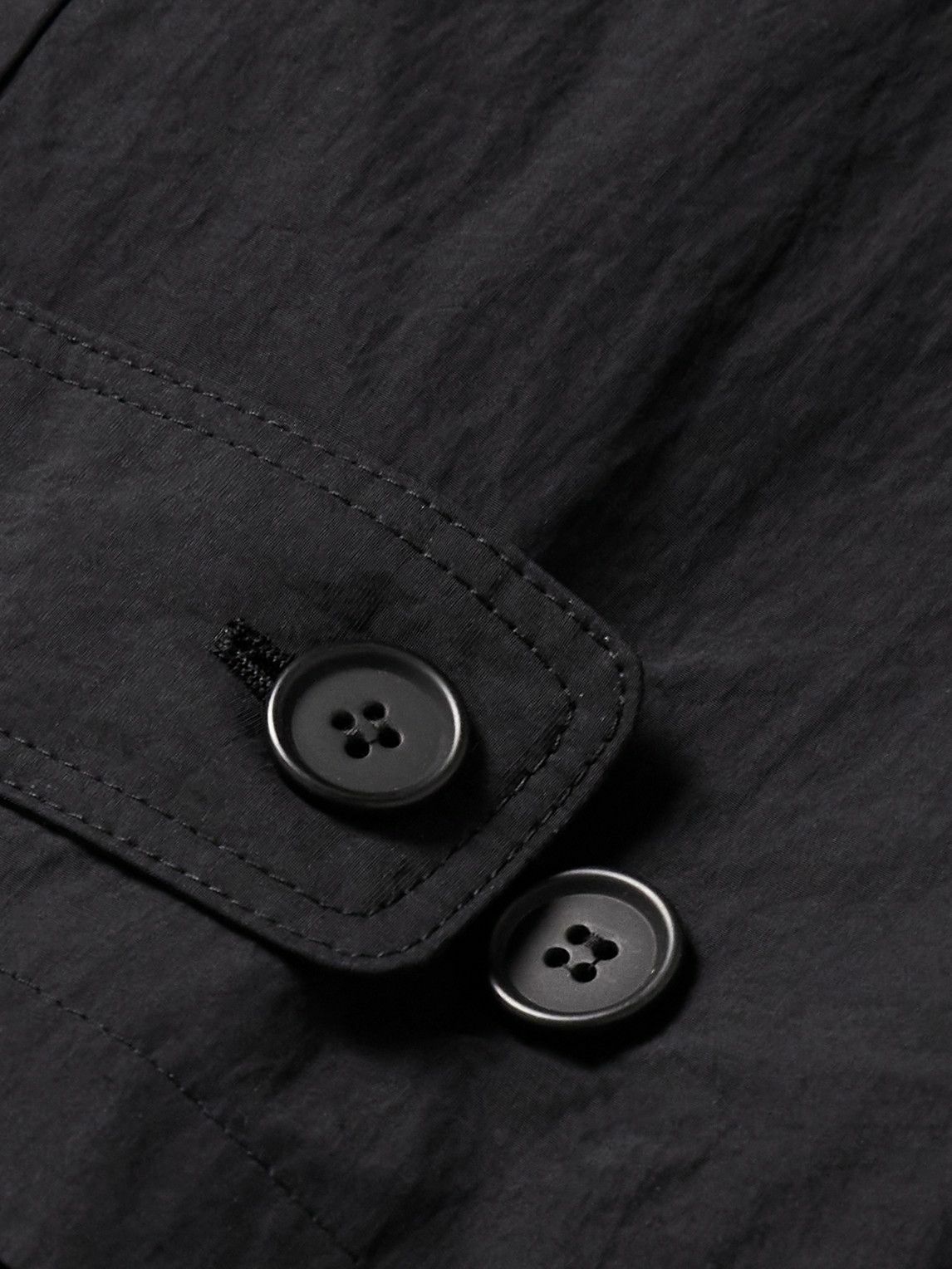mfpen - Installation Recycled-Ripstop Trench Coat - Black mfpen