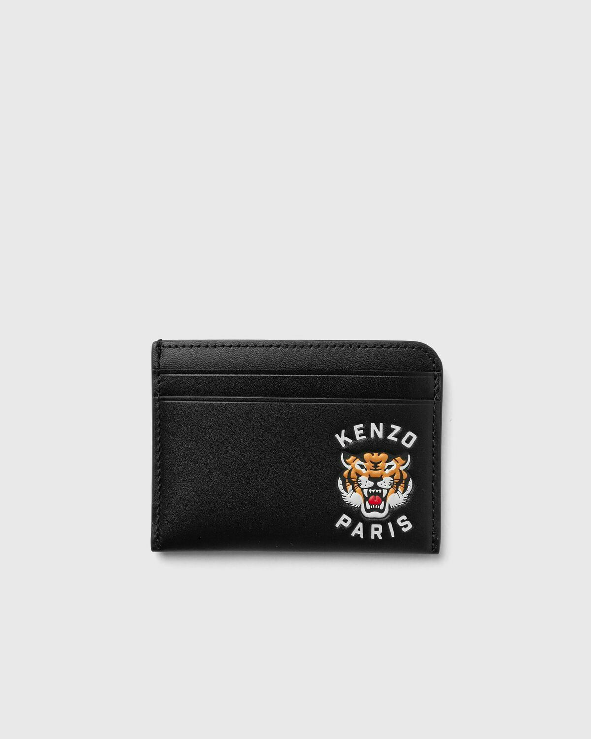 【送料&関税込】Kenzo Fabric Card Holder Kenzo Card Holder Silver Wallets Kenzo