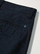 NN07 - Marco Slim-Fit Tapered Stretch-Cotton Twill Trousers - Blue