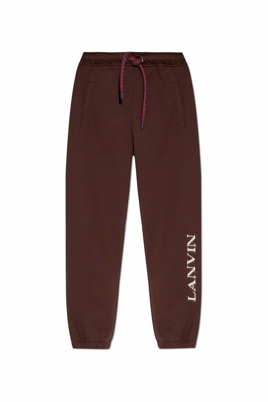 Photo: Lanvin Logo Detailed Sweatpants
