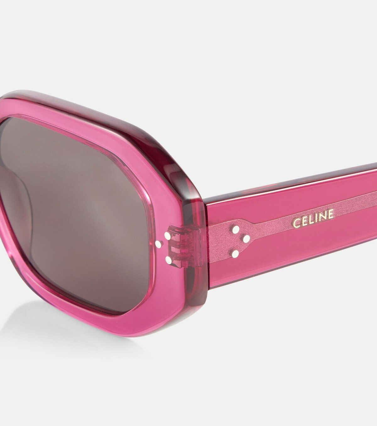 Celine Eyewear Bold 3 Dots oval sunglasses Celine