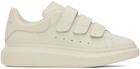 Alexander McQueen White Oversized Triple Strap Sneakers