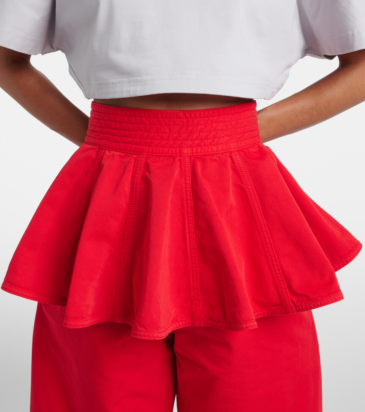 Alaïa Peplum denim belt