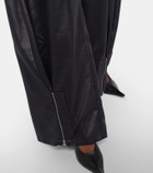 Didu Zip-detail silk wide-leg pants