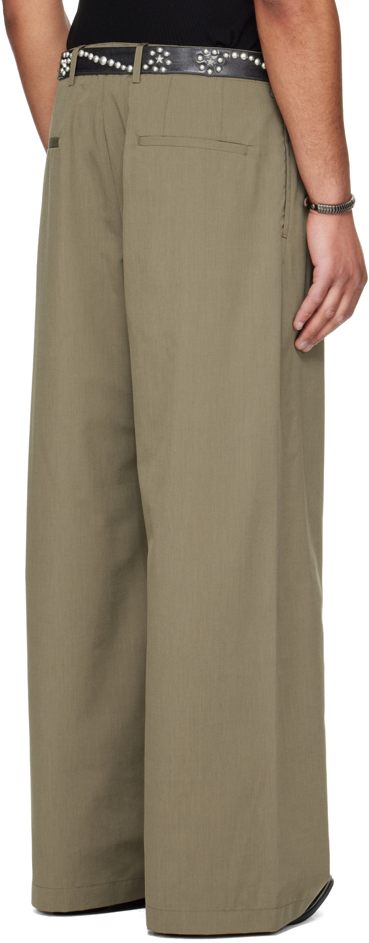 OUR LEGACY Khaki Bridge Chino Trousers Our Legacy
