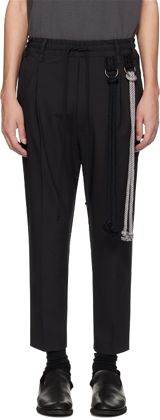 Photo: Song for the Mute Black Lanyard Lounge Pants