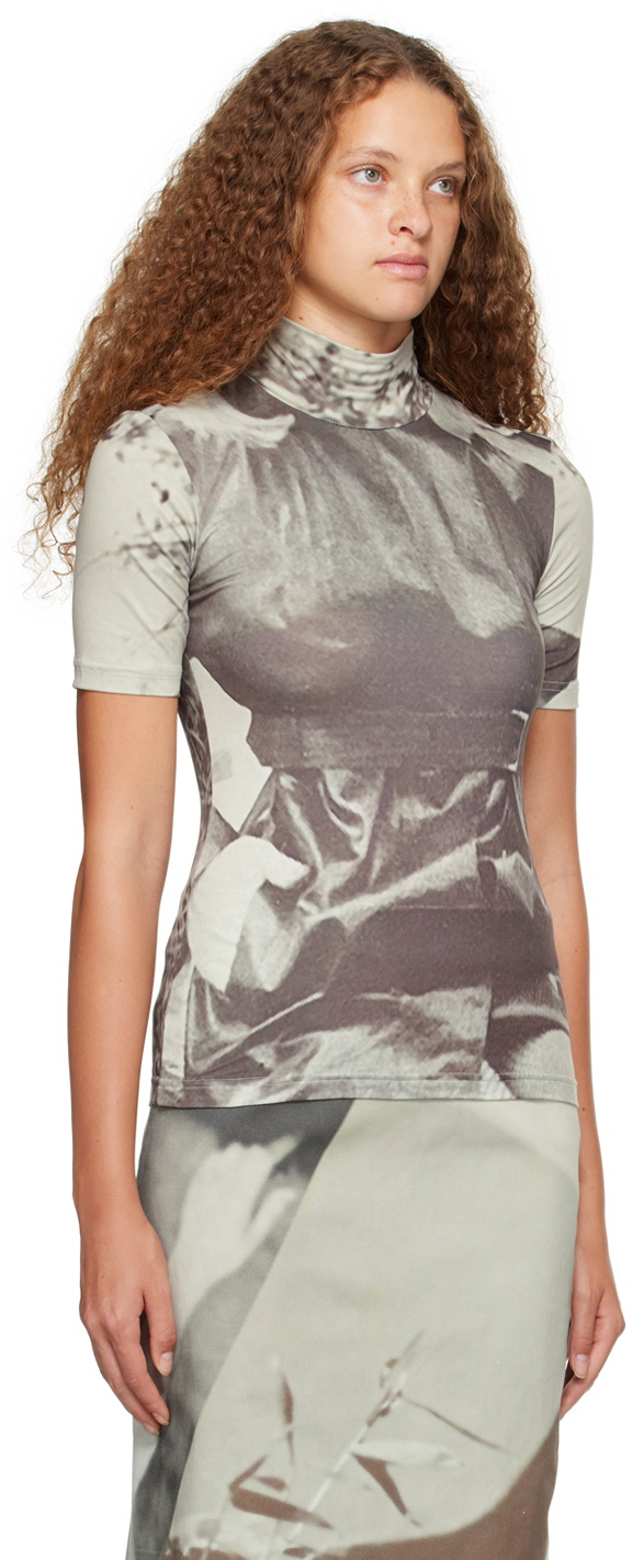 ELLISS Gray Belted T-Shirt