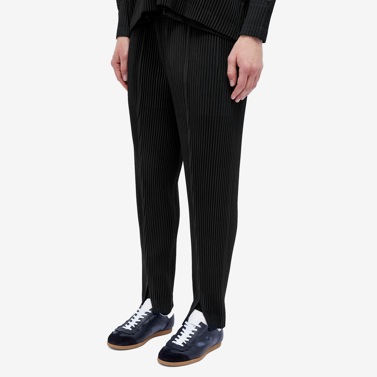 【最終価格/美品】HOMME PLISSE ISSEY MIYAKE パンツ 黒 Homme Plisse ISSEY MIYAKE Straight Leg Black Casual Pants | eBay
