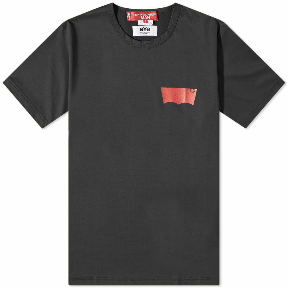 Levi's JUNYA WATANABE MAN Tシャツ M Junya Watanabe MAN x Levi's T-Shirt in Black Junya Watanabe