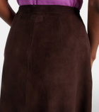 Stouls Lucie 22 suede miniskirt