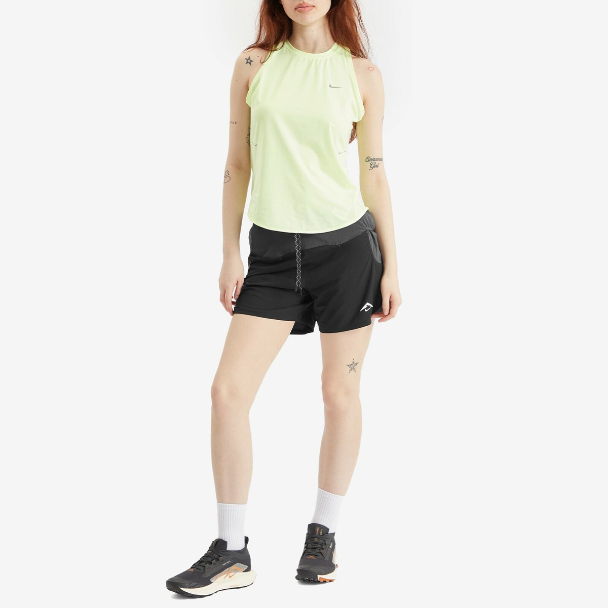 Nike Women's Swift Dri-Fit Tank Top in Volt