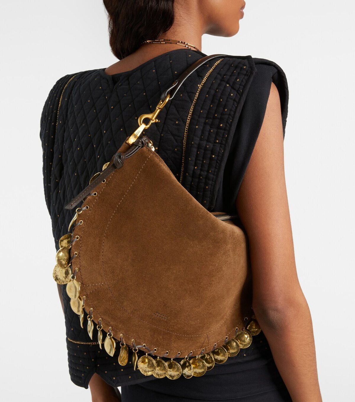 Isabel Marant Oskan Soft Small suede crossbody bag