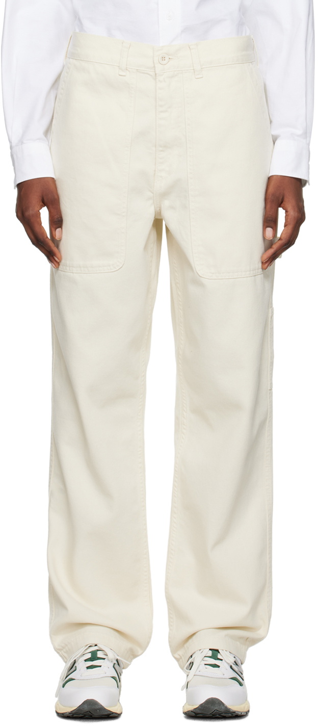 Photo: Palmes Beige Broom Trousers