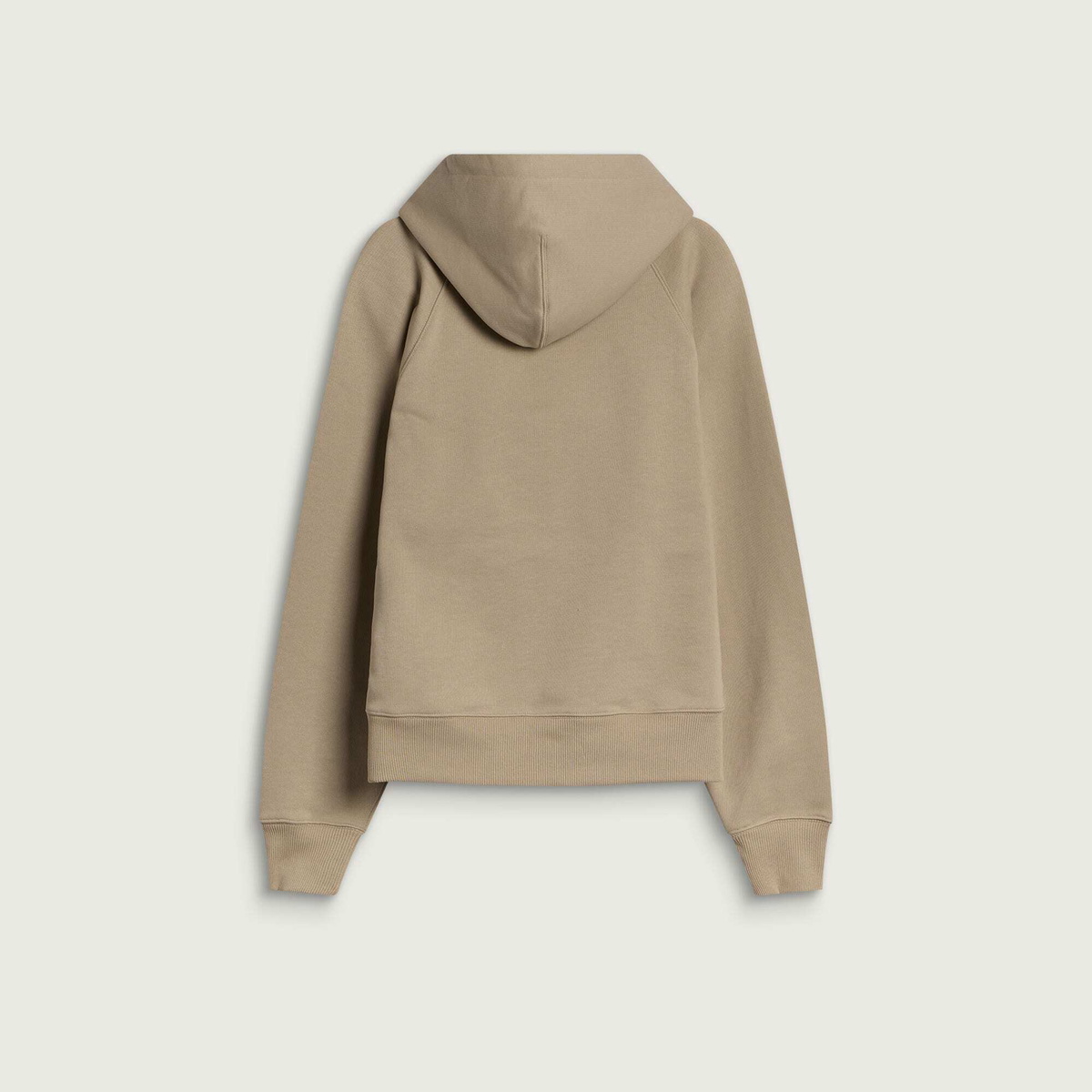 AMI Paris Men's ADC Loopback Hoodie in Beige Mastic