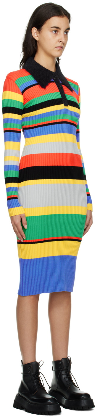 Andersson Bell Multicolor Striped Midi Dress