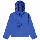 Acne Studios Men's Farmy Chain Rib Hoody in Sea Blue