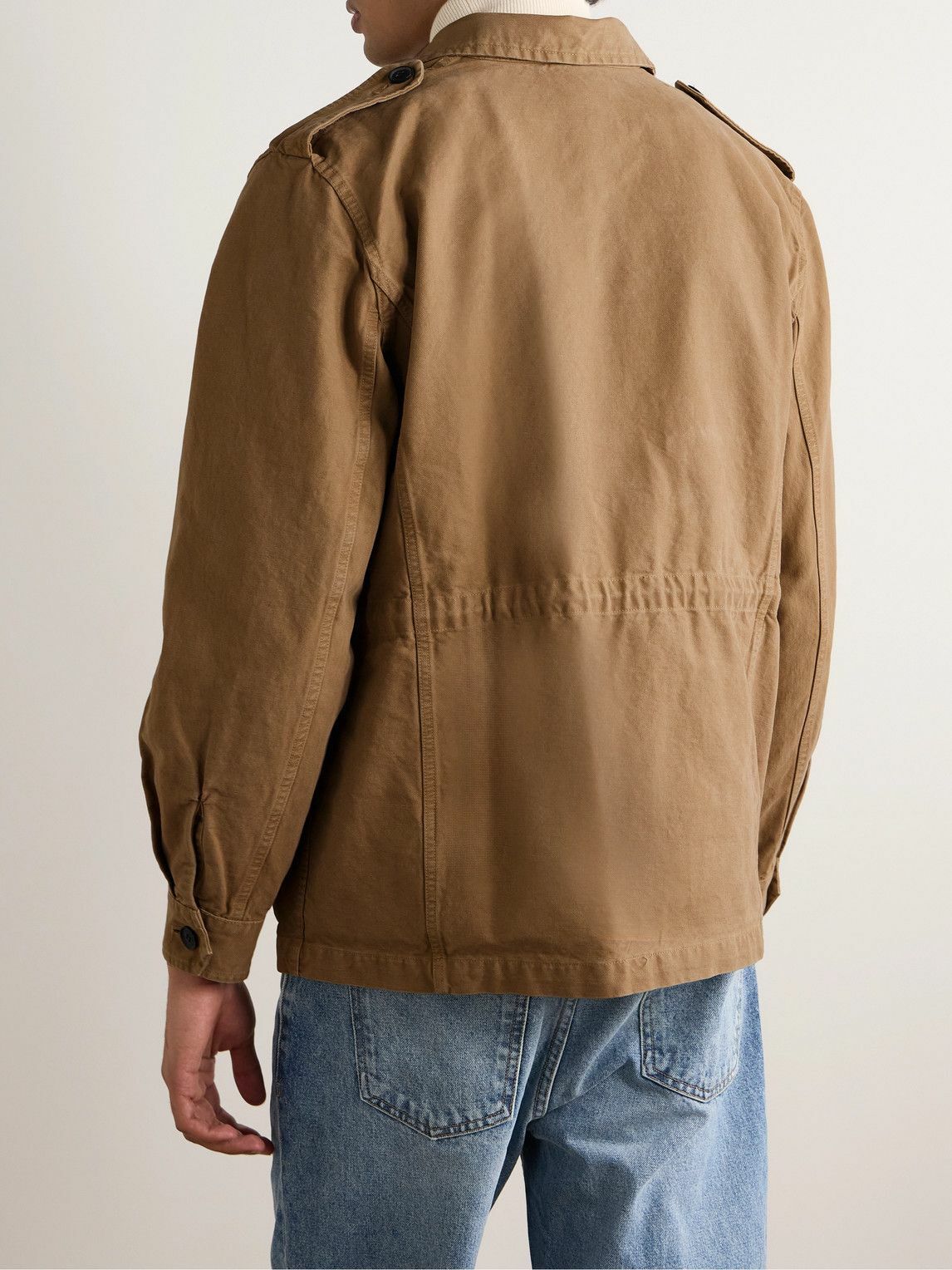 Nili Lotan - Charlie Cotton-Blend Canvas Jacket - Brown