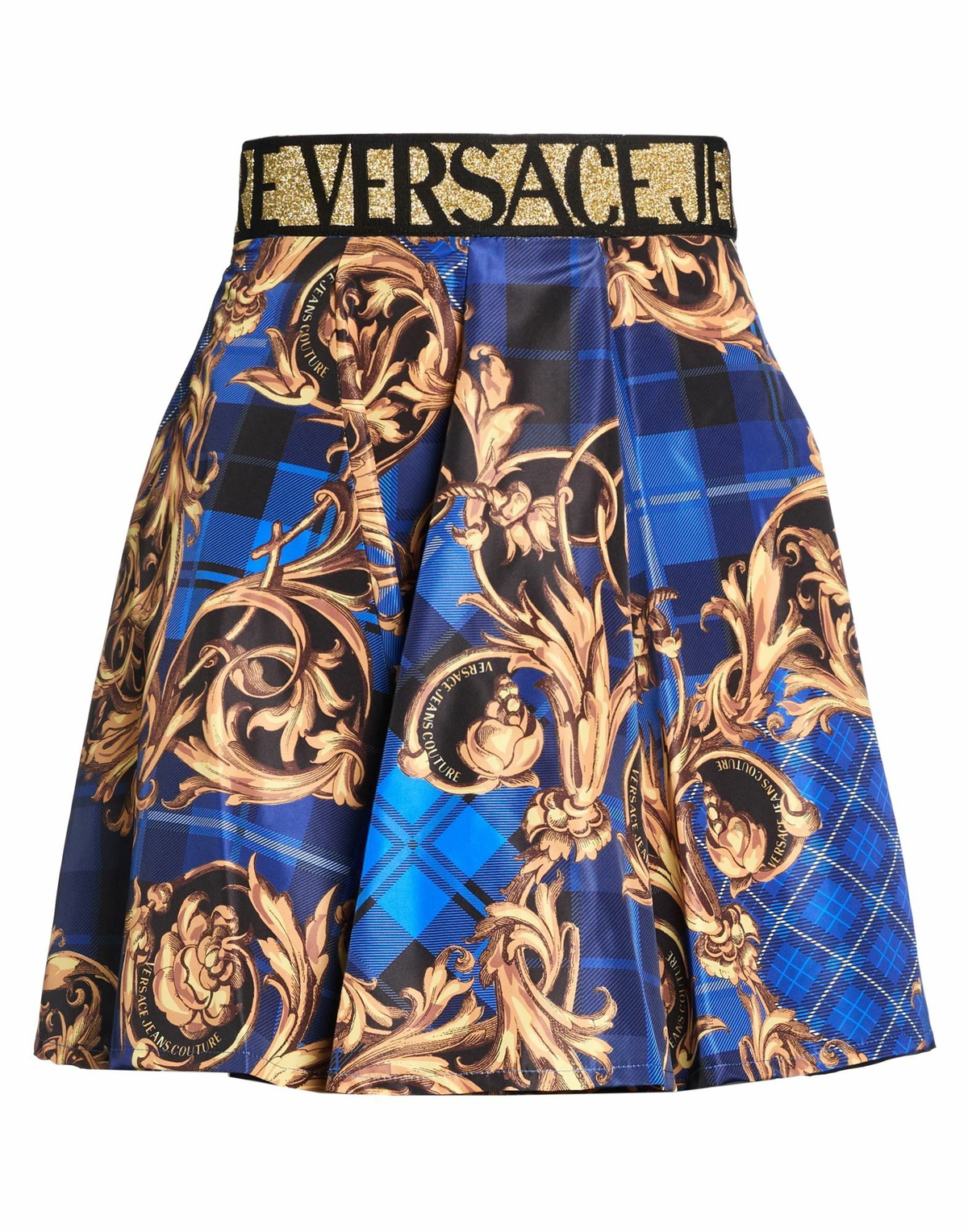 Versace Jeans Couture Womens Mini skirt in Blue