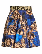 Versace Jeans Couture Womens Mini skirt in Blue