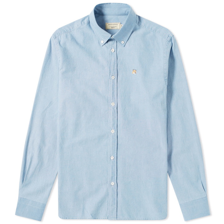 Photo: Maison Kitsuné Button Down Chambray Shirt