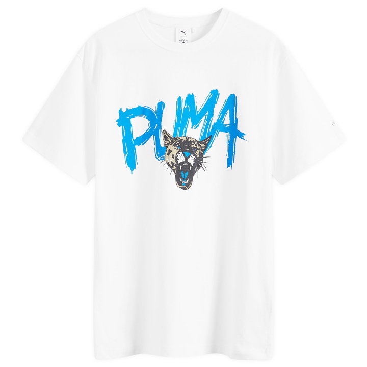 Photo: Puma Men's x NOAH Graphic T-Shirt in Puma Men's White