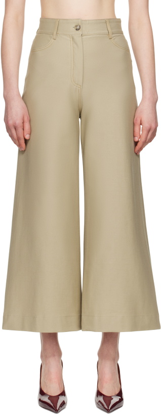 Photo: Max Mara Leisure Brown Fausto Trousers