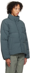 Carhartt Work In Progress Blue Yanie Down Jacket