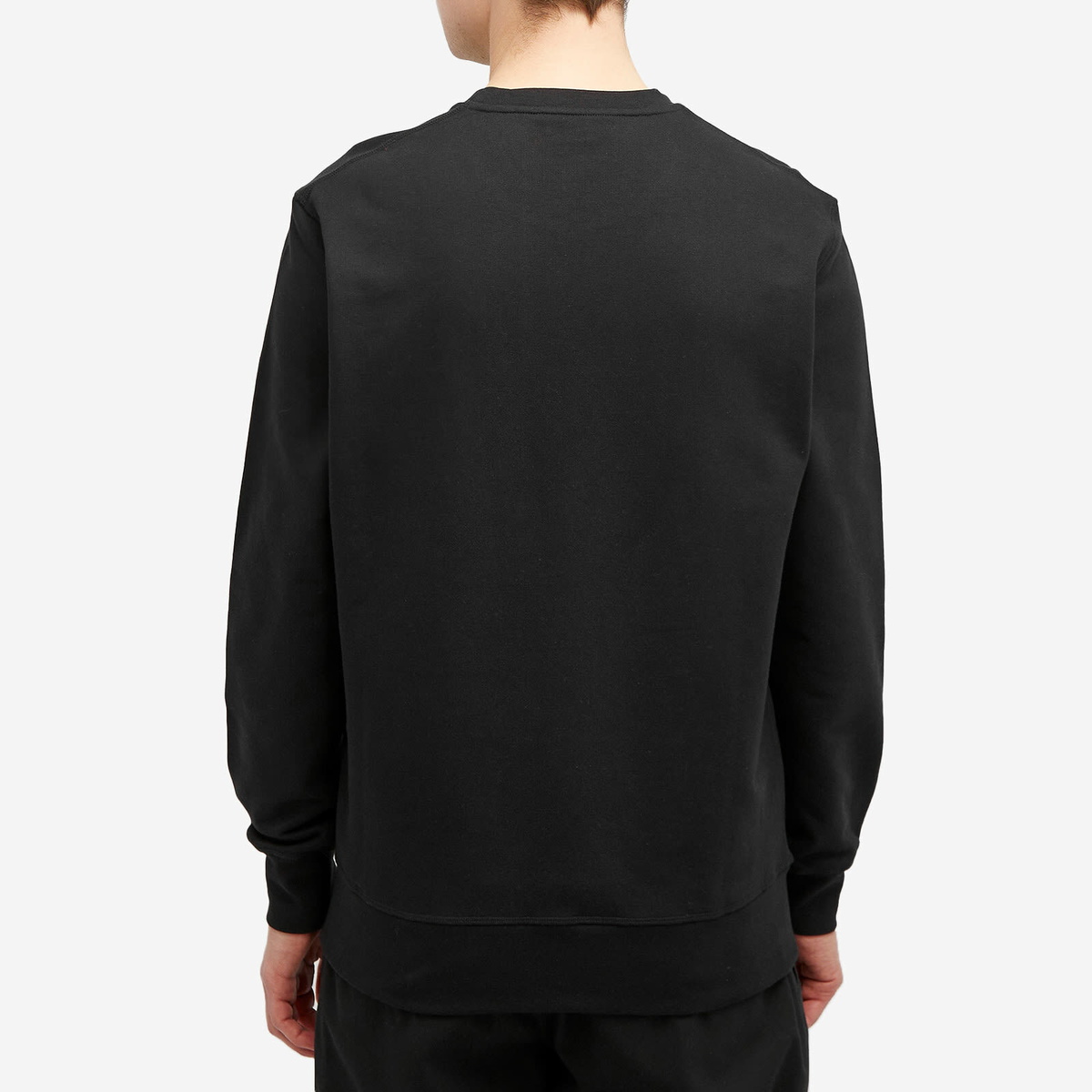 Alexander McQueen Men's Warped Logo Crew Sweat in Black