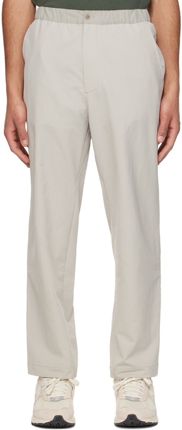 Photo: nanamica Beige Wide Easy Trousers