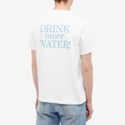 Sporty & Rich Men's New Drink Water T-Shirt in White/Atlantic