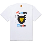 Human Made - Logo-Print Cotton-Jersey T-Shirt - White