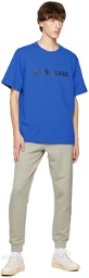 Helmut Lang Blue Printed T-Shirt