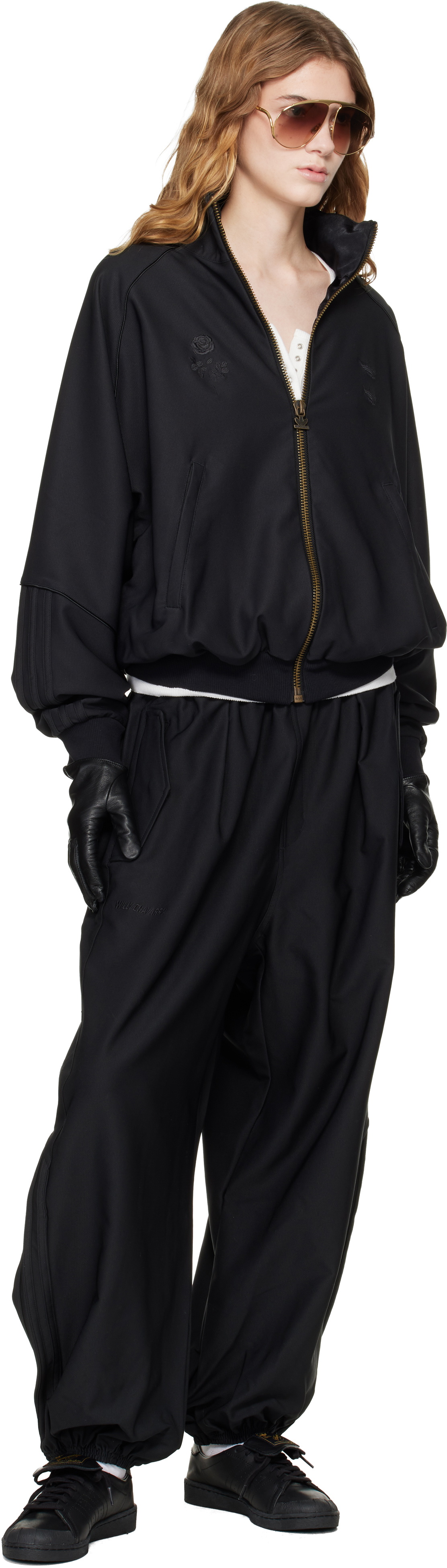 WILLY CHAVARRIA Black adidas Originals Edition Jabbar Low Sneakers
