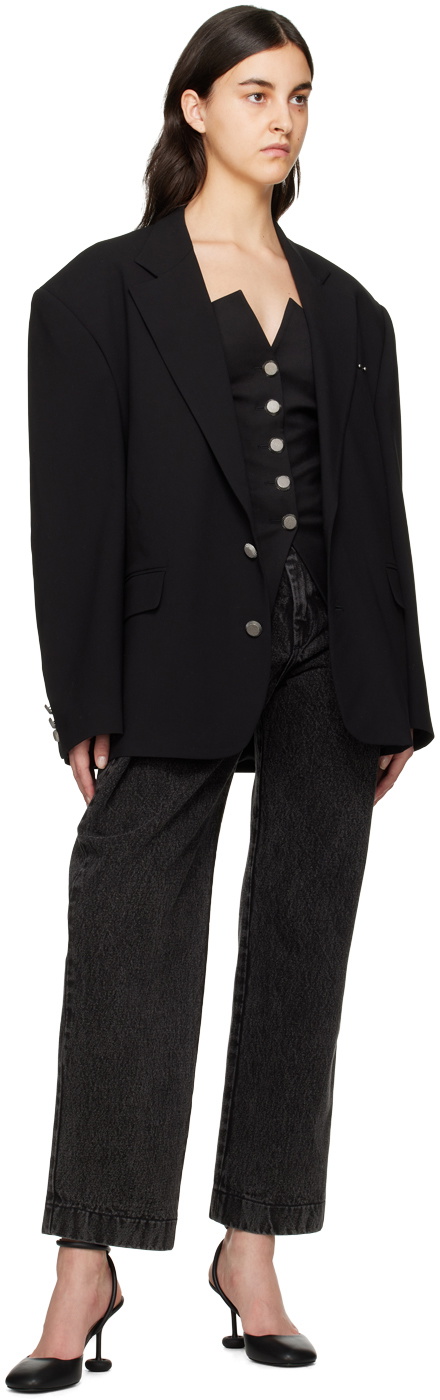 BONBOM Black Pierced Blazer