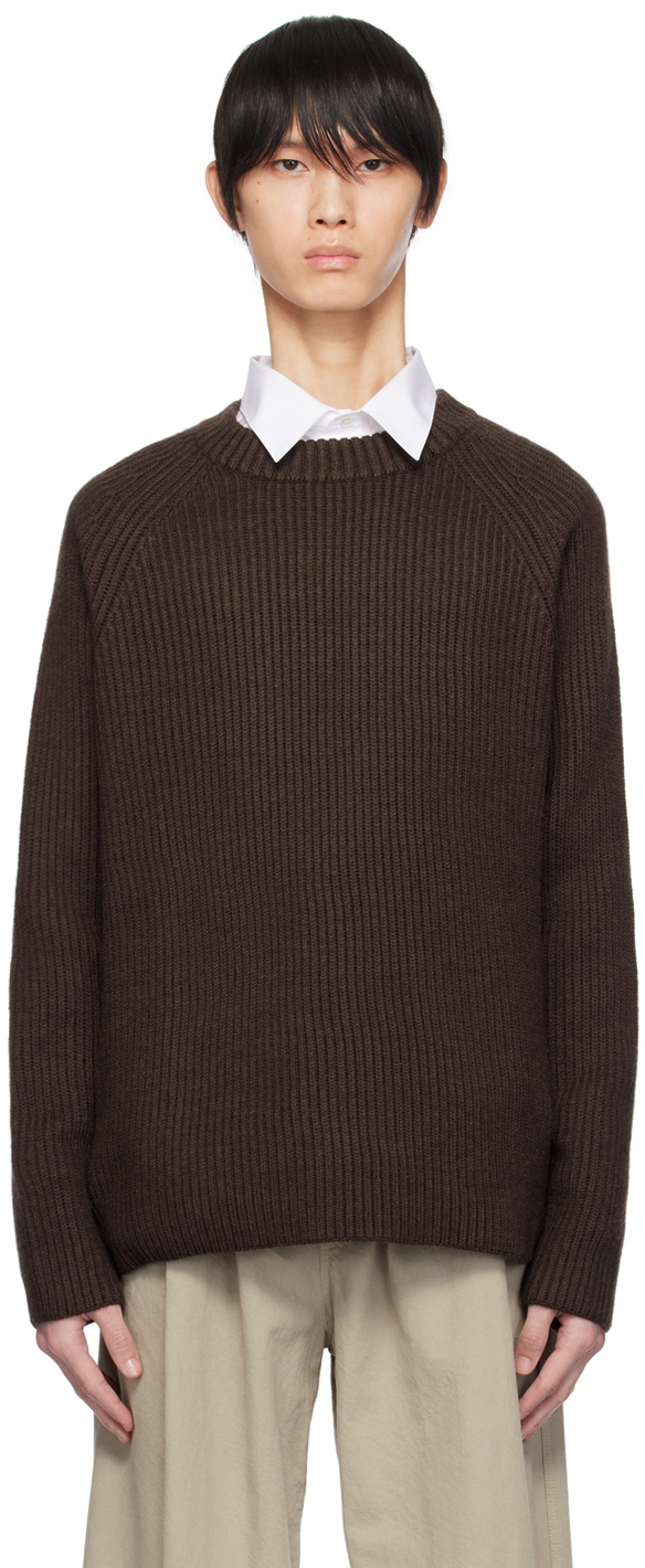 Mark Kenly Domino Tan Studio Brown Kaleb Sweater
