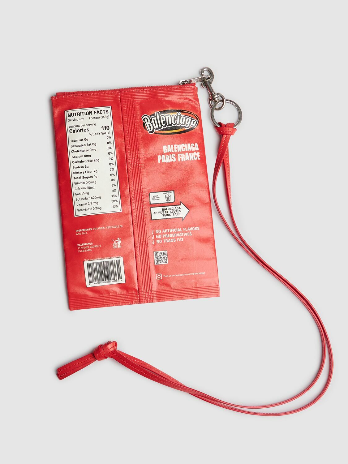 BALENCIAGA Chips Leather Phone Pouch Balenciaga
