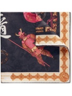 Rubinacci - Samurai Printed Silk-Twill Pocket Square