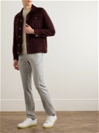 Thom Sweeney - Straight-Leg Stretch-Lyocell and Cotton-Blend Twill Chinos - Gray