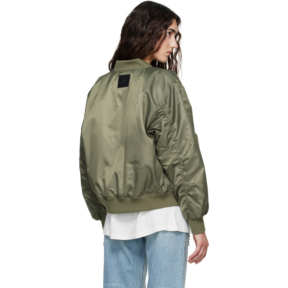 ANINE BING Khaki Leon Bomber Jacket