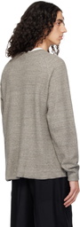 Lady White Co. Gray Raglan Thermal Sweatshirt