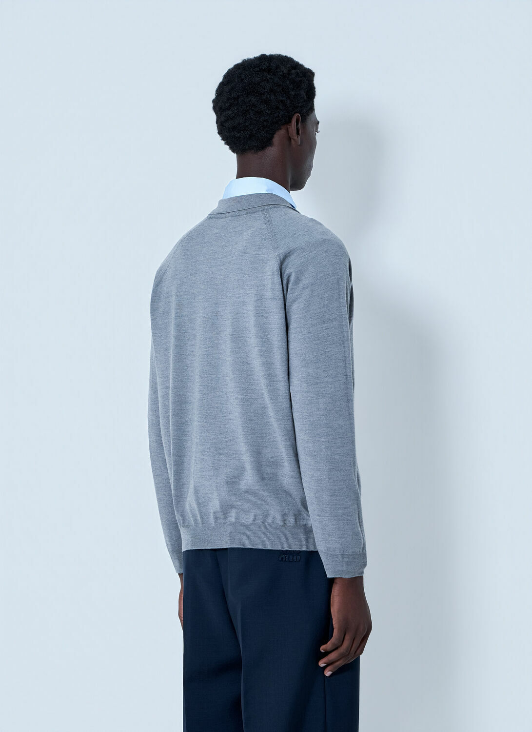 Miu Miu V-Neck Knit Sweater