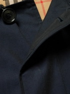 Burberry - Cotton-Gabardine Car Coat - Blue