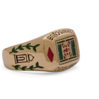 Casablanca Men's Tennis Club Ring in Brass