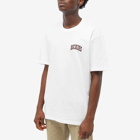 Dickies Men's Aitkin Chest Logo T-Shirt in White/Fired Brick