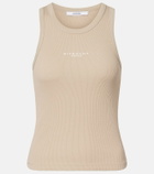 Givenchy Logo ribbed-knit cotton jersey tank top