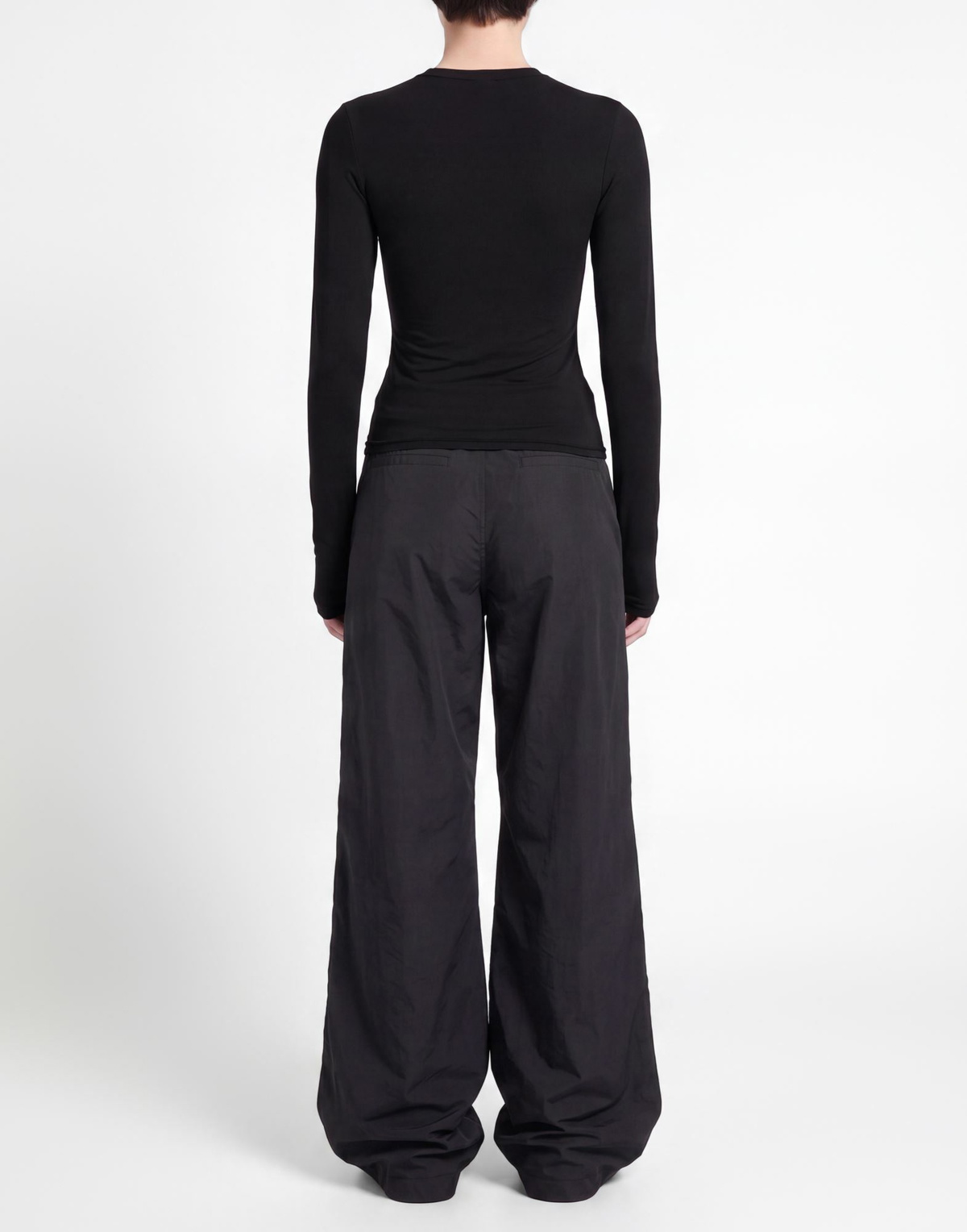 Skims Womens T-shirt in Charcoal