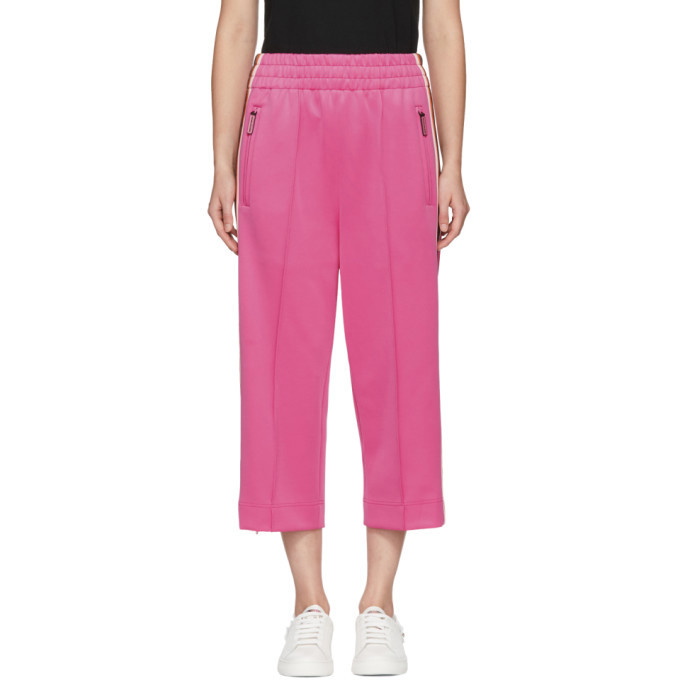 Photo: Marc Jacobs Pink Three-Quarter Track Pants