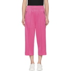 Marc Jacobs Pink Three-Quarter Track Pants